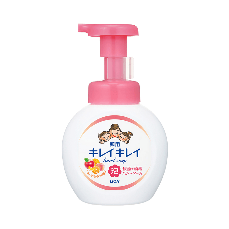 狮王(LION)清洁 药用泡沫洗手液 水果混合香型 泵装 250mL