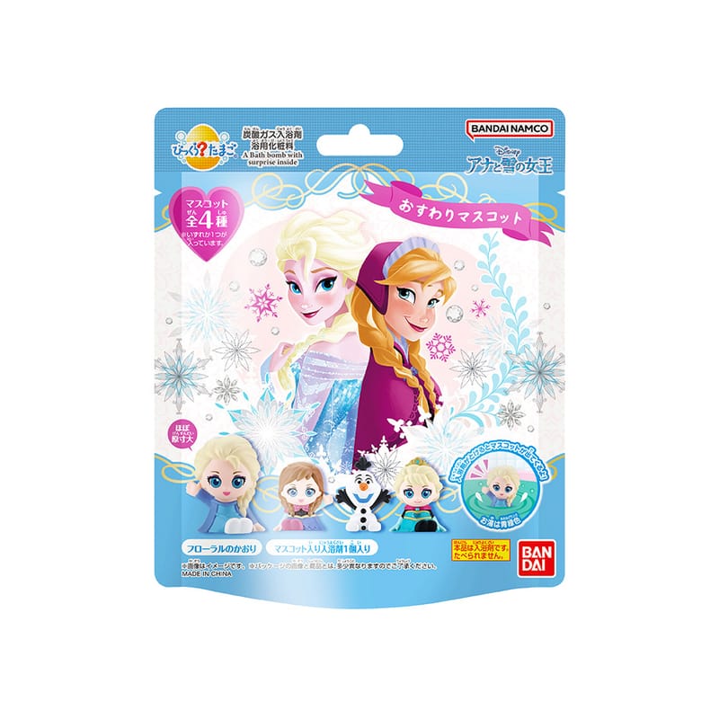 万代 Bikkura蛋 冰雪奇缘 坐姿公仔入浴球 55克