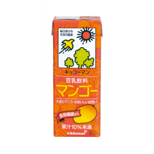 kikkoman 豆乳饮料 200ml 芒果