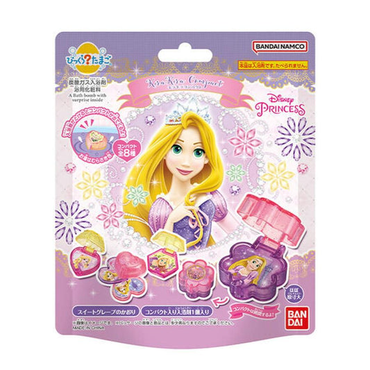 万代泡澡球 長髮公主 閃亮化妝盒 55g