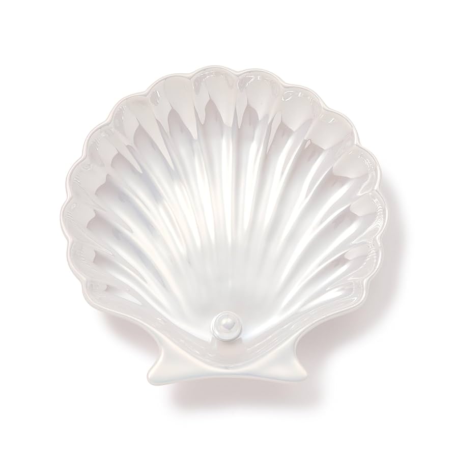 Francfranc 貝殼夜燈 白色