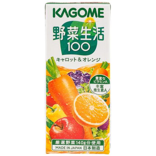 KAGOME 野菜生活 橙子胡萝卜风味200ml