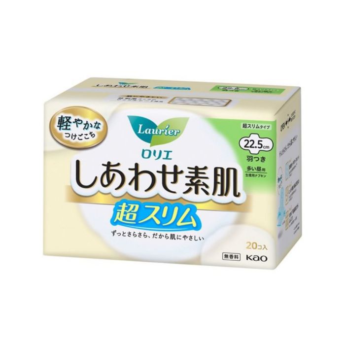 花王乐而雅幸福素肌 多量日用 22.5cm 羽翼型 20片