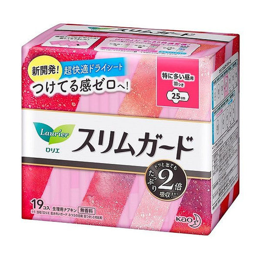 花王乐而雅 超薄护垫 多量日用 25cm 有翼19片