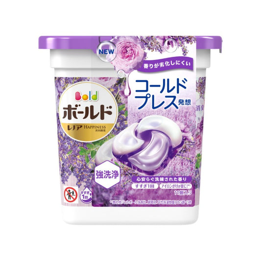 P&G Bold 4D洗衣凝胶球 宁静白薰衣草与茉莉香 主体 11颗