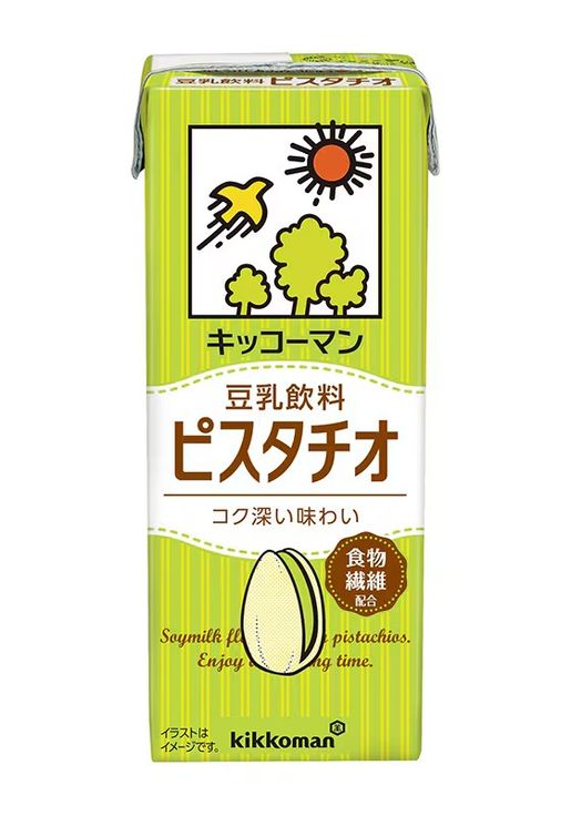 kikkoman 豆乳饮料 200ml 开心果