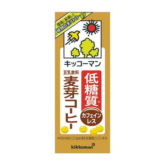 kikkoman 豆乳饮料 200ml 麦芽コーヒー